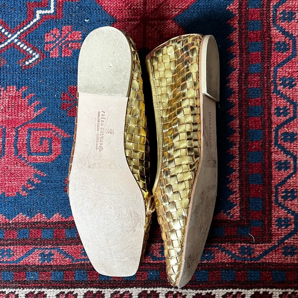 Freda Salvador Gold Jada Ballet Flats - Picture 7 of 7